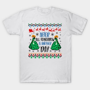 Gone With The Wind Ugly Christmas Sweater. After All Tomorrow Is Another Day. T-Shirt